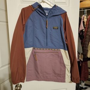 L.L. Bean Multicolor Anorak Jacket